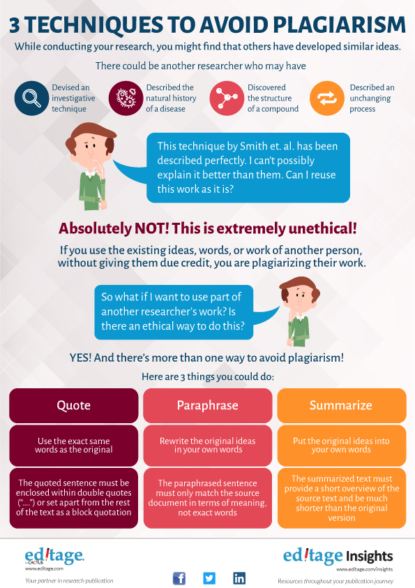 how to avoid plagiarism essay